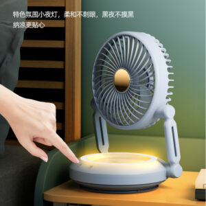 Kipas Angin Mini LED Foldable