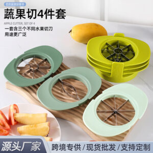 Alat Pemotong Buah Stainless Steel 1 Set (3 Pcs)